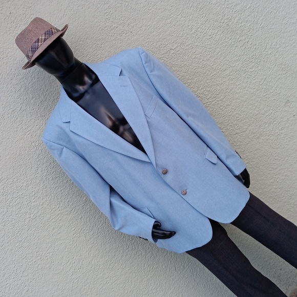 HABAND EXECUTIVE DIVISION MEN'S DELUXE (2) BUTTON BLAZER (CHINA) - Picture 13 of 17